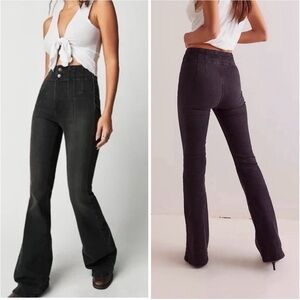 We The Free Jayde Black Flare Jeans